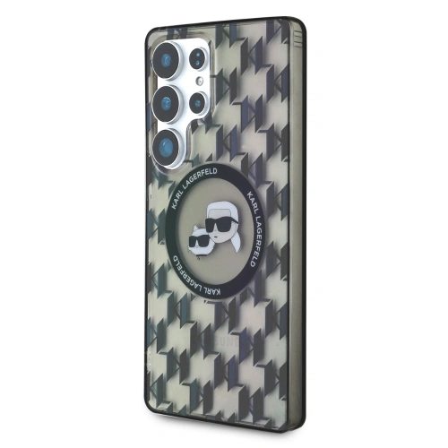 Buy Karl Lagerfeld Button Karl & Choupette Heads On KL Pattern MagSafe Samsung Galaxy S25 Ultra black - KLD21867 - {ean13} - Home Screen Store Europe