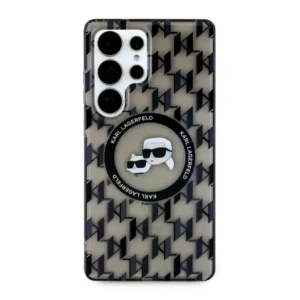 Kup Karl Lagerfeld Gomb Karl & Choupette Fejek KL Minta MagSafe Samsung Galaxy S25 Ultra fekete - KLD21867 - {ean13} - Sklep Home Screen