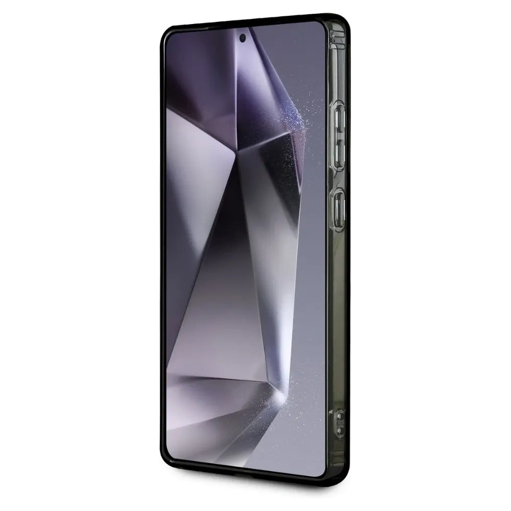 Etui Karl Lagerfeld Button Karl & Choupette Heads On KL Pattern MagSafe Samsung Galaxy S25 Ultra czarny