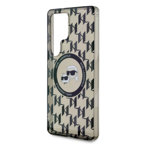 Buy Karl Lagerfeld Button Karl & Choupette Heads On KL Pattern MagSafe Samsung Galaxy S25 Ultra black - KLD21867 - {ean13} - Home Screen Store Europe
