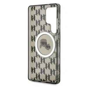 Kup Karl Lagerfeld Gomb Karl & Choupette Fejek KL Minta MagSafe Samsung Galaxy S25 Ultra fekete - KLD21867 - {ean13} - Sklep Home Screen