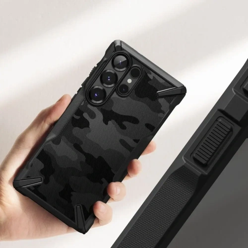 Kup Etui Ringke Fusion-X Samsung Galaxy S25 Ultra Camo Black - RGK11709 - {ean13} - Sklep Home Screen