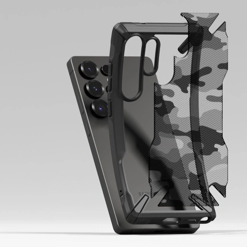 Kup Etui Ringke Fusion-X Samsung Galaxy S25 Ultra Camo Black - RGK11709 - {ean13} - Sklep Home Screen