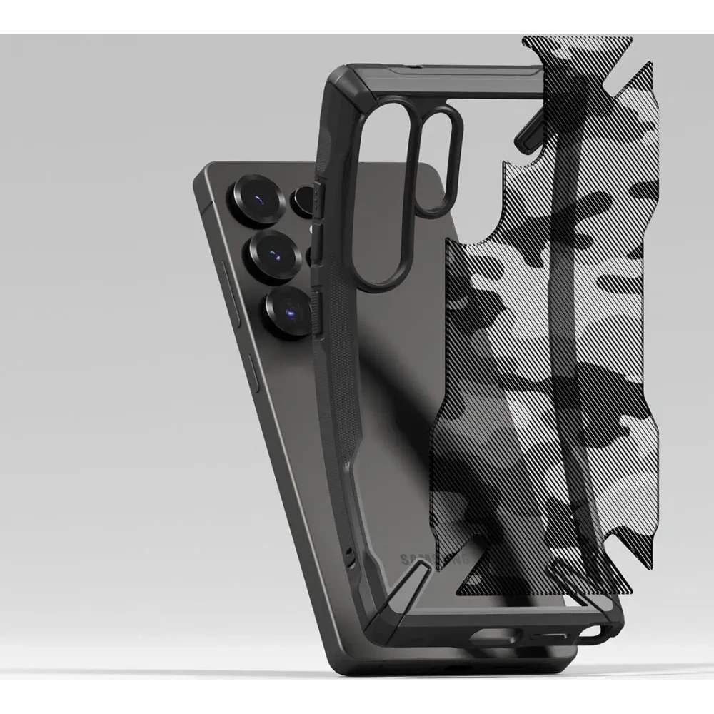 Etui Ringke Fusion-X Samsung Galaxy S25 Ultra Camo Black