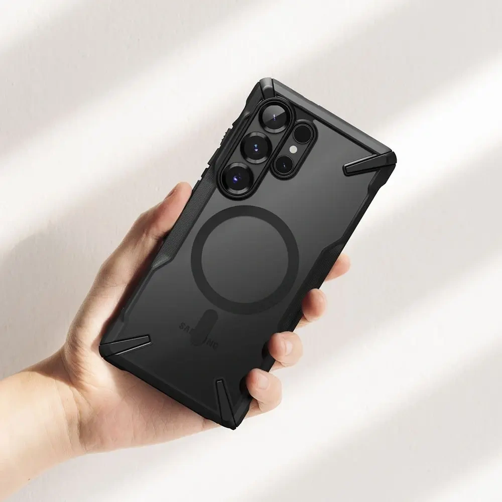 Etui Ringke Fusion-X Magnetic MagSafe Samsung Galaxy S25 Ultra Black