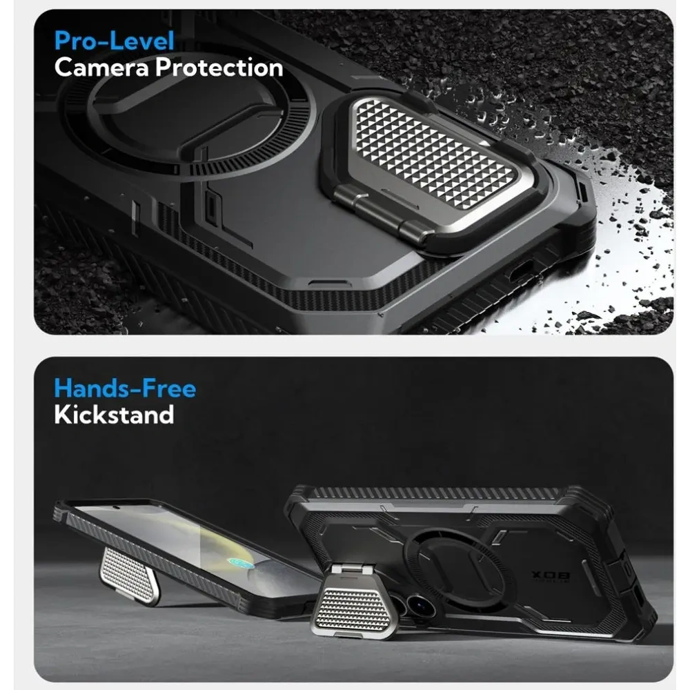 Etui Supcase IBLSN ArmorBox Mag MagSafe Samsung Galaxy S25+ Plus Black