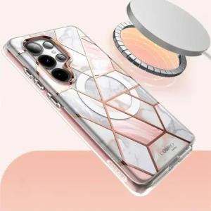 Kup Etui Supcase Cosmo Mag MagSafe Samsung Galaxy S25 Ultra Mramor - SPC487 - {ean13} - Sklep Home Screen