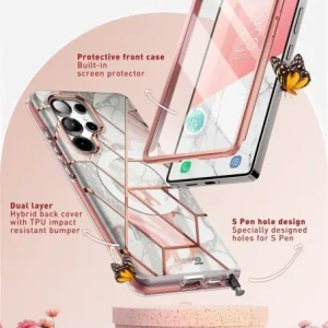 Kup Supcase Cosmo Mag MagSafe Samsung Galaxy S25 Ultra Marmură - SPC487 - {ean13} - Sklep Home Screen
