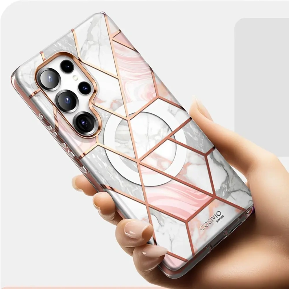 Etui Supcase Cosmo Mag MagSafe Samsung Galaxy S25 Ultra Marble
