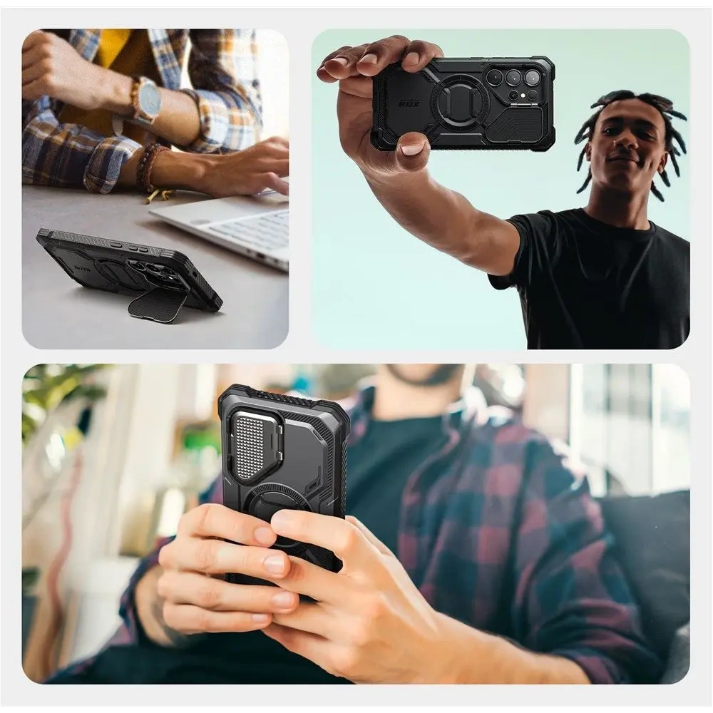 Etui Supcase IBLSN ArmorBox Mag MagSafe Samsung Galaxy S25 Ultra Black