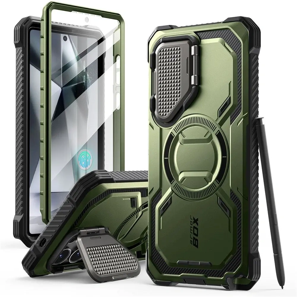 Etui Supcase IBLSN ArmorBox Mag MagSafe Samsung Galaxy S25 Ultra Guldan