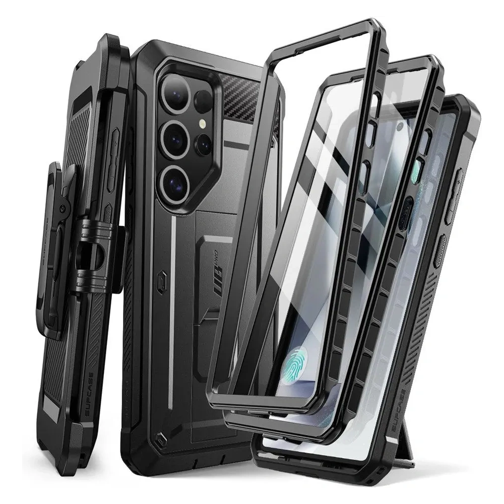 Etui Supcase Unicorn Beetle Pro 2-set Samsung Galaxy S25 Ultra Black