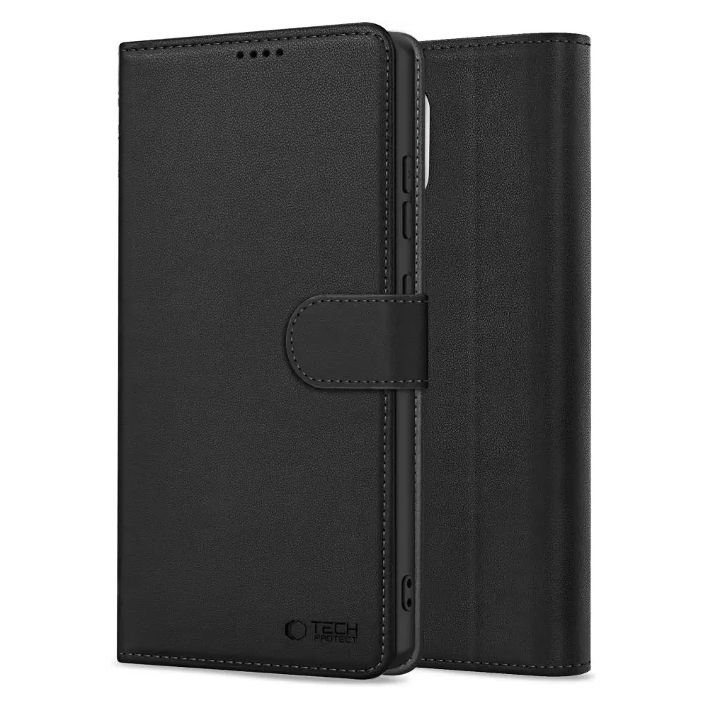 Etui z klapką Tech-Protect Wallet Samsung Galaxy A36 5G Matte Black