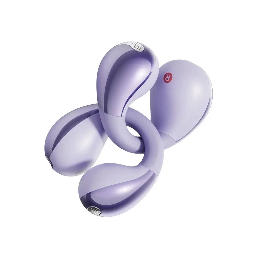 Bezprzewodowe słuchawki z klipsem QCY Crossky Clip T33 (fioletowe)