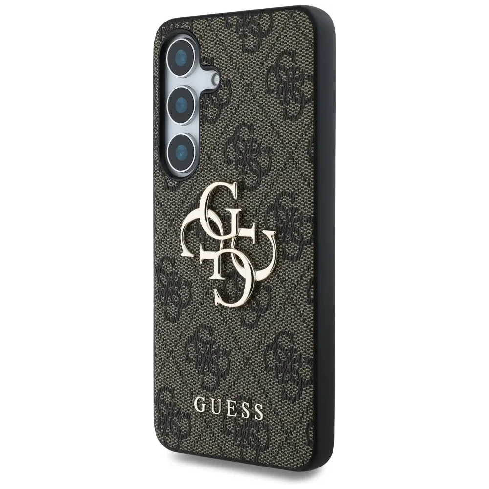 Etui Guess Big 4G Logo Classic Logo do Samsung Galaxy S25 brązowy
