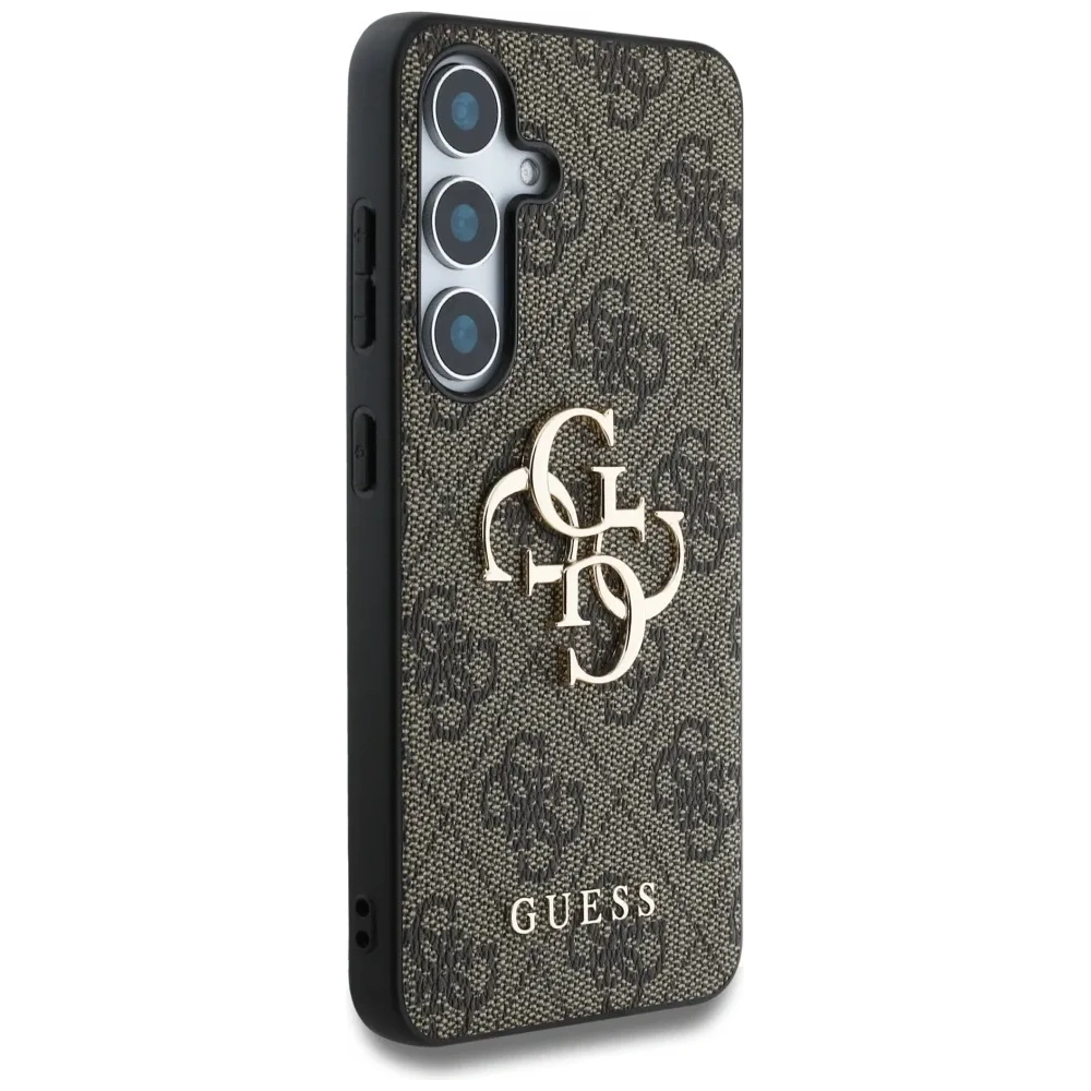 Etui Guess Big 4G Logo Classic Logo do Samsung Galaxy S25 brązowy