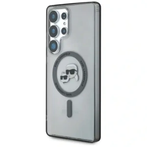 Kup Etui Karl Lagerfeld Tlačítko Karl & Choupette Hlavy Tištěné Logo MagSafe Samsung Galaxy S25 Ultra černé - KLD21869 - {ean13} - Sklep Home Screen