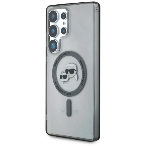 Kup Etui Karl Lagerfeld Tlačítko Karl & Choupette Hlavy Tištěné Logo MagSafe Samsung Galaxy S25 Ultra černé - KLD21869 - {ean13} - Sklep Home Screen