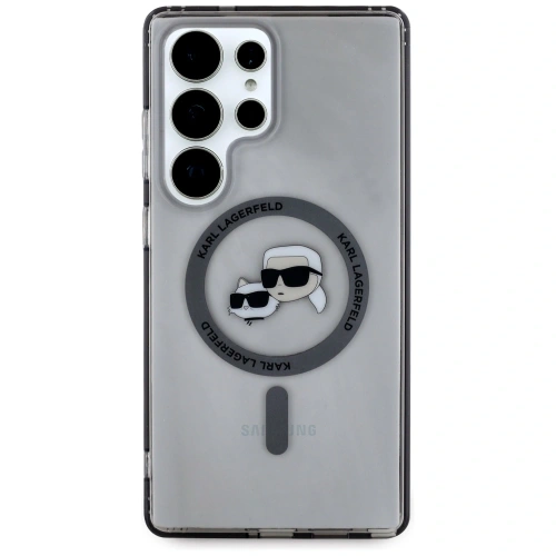 Kup Karl Lagerfeld Buton Karl & Choupette Capete Tipărit Logo MagSafe Samsung Galaxy S25 Ultra negru - KLD21869 - {ean13} - Sklep Home Screen