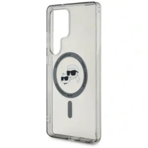 Kup Etui Karl Lagerfeld Tlačítko Karl & Choupette Hlavy Tištěné Logo MagSafe Samsung Galaxy S25 Ultra černé - KLD21869 - {ean13} - Sklep Home Screen