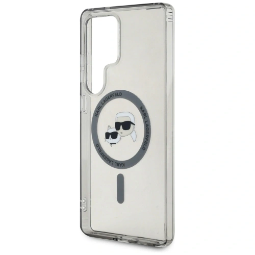 Kup Etui Karl Lagerfeld Tlačítko Karl & Choupette Hlavy Tištěné Logo MagSafe Samsung Galaxy S25 Ultra černé - KLD21869 - {ean13} - Sklep Home Screen