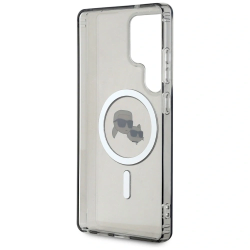 Kup Etui Karl Lagerfeld Tlačítko Karl & Choupette Hlavy Tištěné Logo MagSafe Samsung Galaxy S25 Ultra černé - KLD21869 - {ean13} - Sklep Home Screen