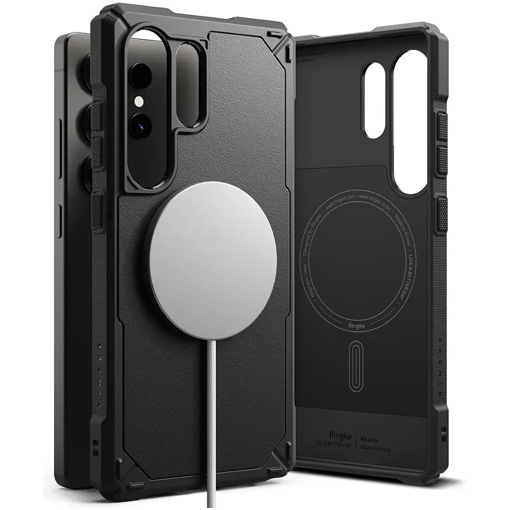 Etui Ringke Rugged Gear Magnetic MagSafe Samsung Galaxy S25 Ultra Black
