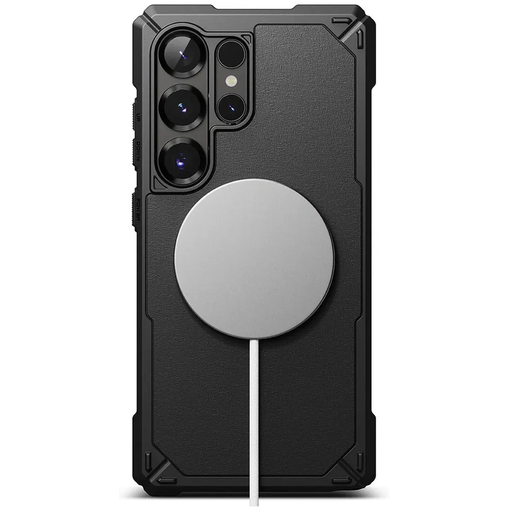 Etui Ringke Rugged Gear Magnetic MagSafe Samsung Galaxy S25 Ultra Black