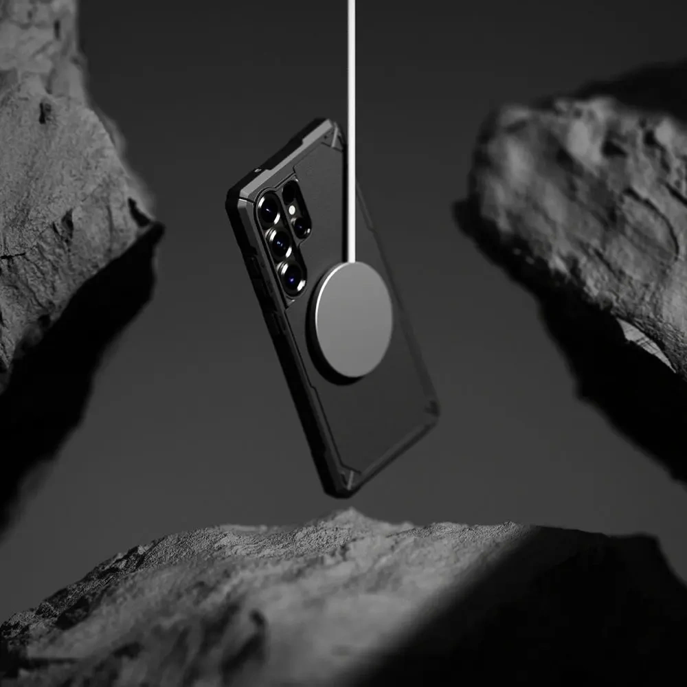 Etui Ringke Rugged Gear Magnetic MagSafe Samsung Galaxy S25 Ultra Black