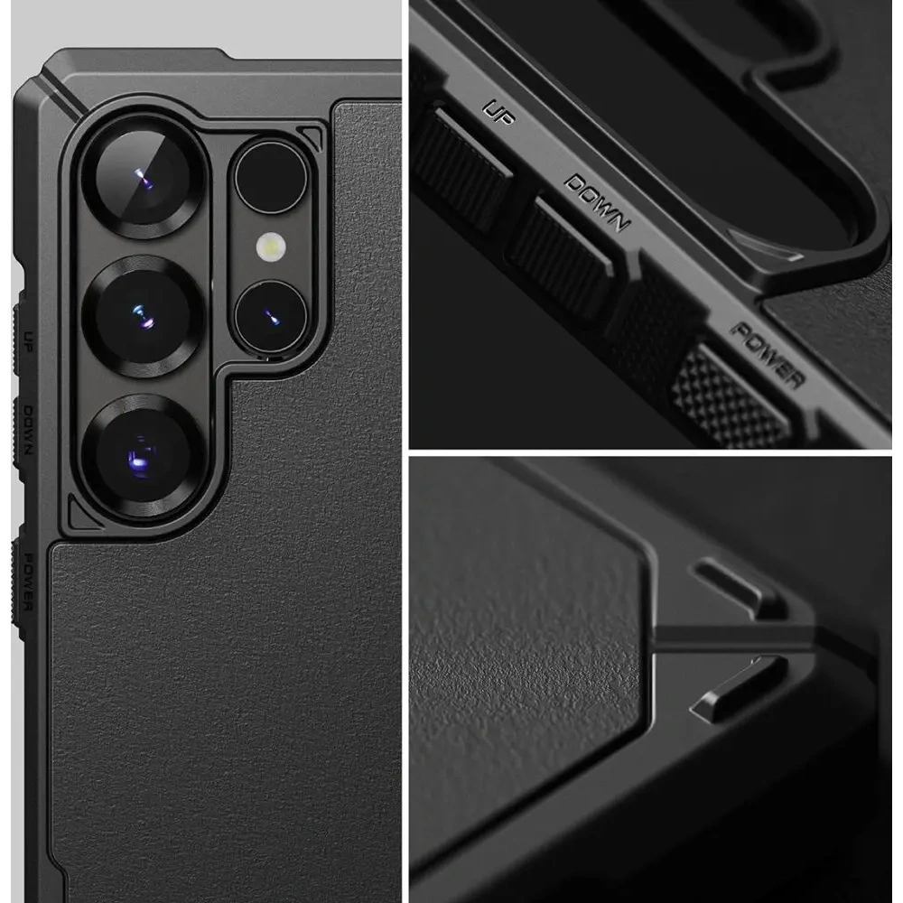 Etui Ringke Rugged Gear Magnetic MagSafe Samsung Galaxy S25 Ultra Black