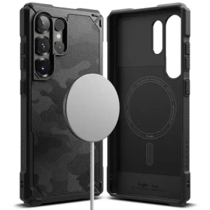 Kup Ringke Rugged Gear Magnetic MagSafe Samsung Galaxy S25 Ultra Camo Fekete - RGK11717 - {ean13} - Sklep Home Screen