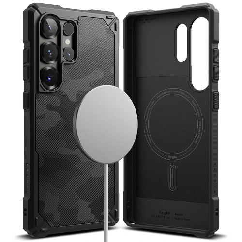 Kup Ringke Echipament Rugged Magnetic MagSafe Samsung Galaxy S25 Ultra Camo Negru - RGK11717 - {ean13} - Sklep Home Screen
