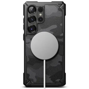 Kup Ringke Rugged Gear Magnetic MagSafe Samsung Galaxy S25 Ultra Camo Fekete - RGK11717 - {ean13} - Sklep Home Screen