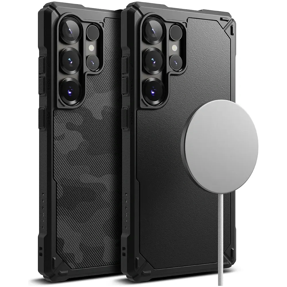 Etui Ringke Rugged Gear Magnetic MagSafe Samsung Galaxy S25 Ultra Camo Black