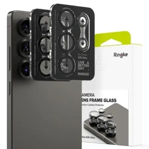 Buy Ringke Camera Frame Protector Samsung Galaxy S25 Ultra Black [2 PACK] - RGK11718 - {ean13} - Home Screen Store Europe