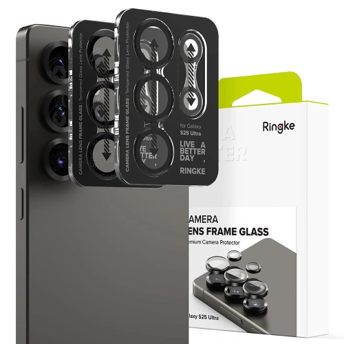 Kup Ringke Protector de cadru pentru cameră Samsung Galaxy S25 Ultra Negru [2 PACHET] - RGK11718 - {ean13} - Sklep Home Screen