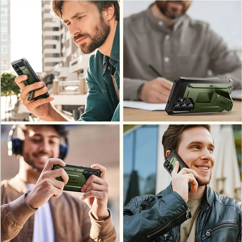 Etui Supcase Unicorn Beetle Pro 2-set Samsung Galaxy S25 Ultra Guldan