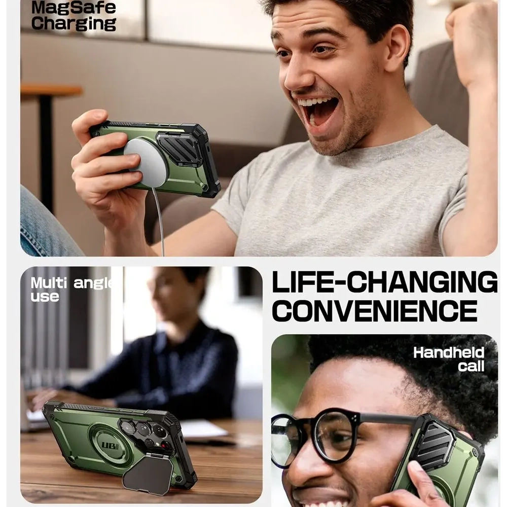 Etui Supcase Unicorn Beetle XT Mag MagSafe Samsung Galaxy S25 Ultra Guldan