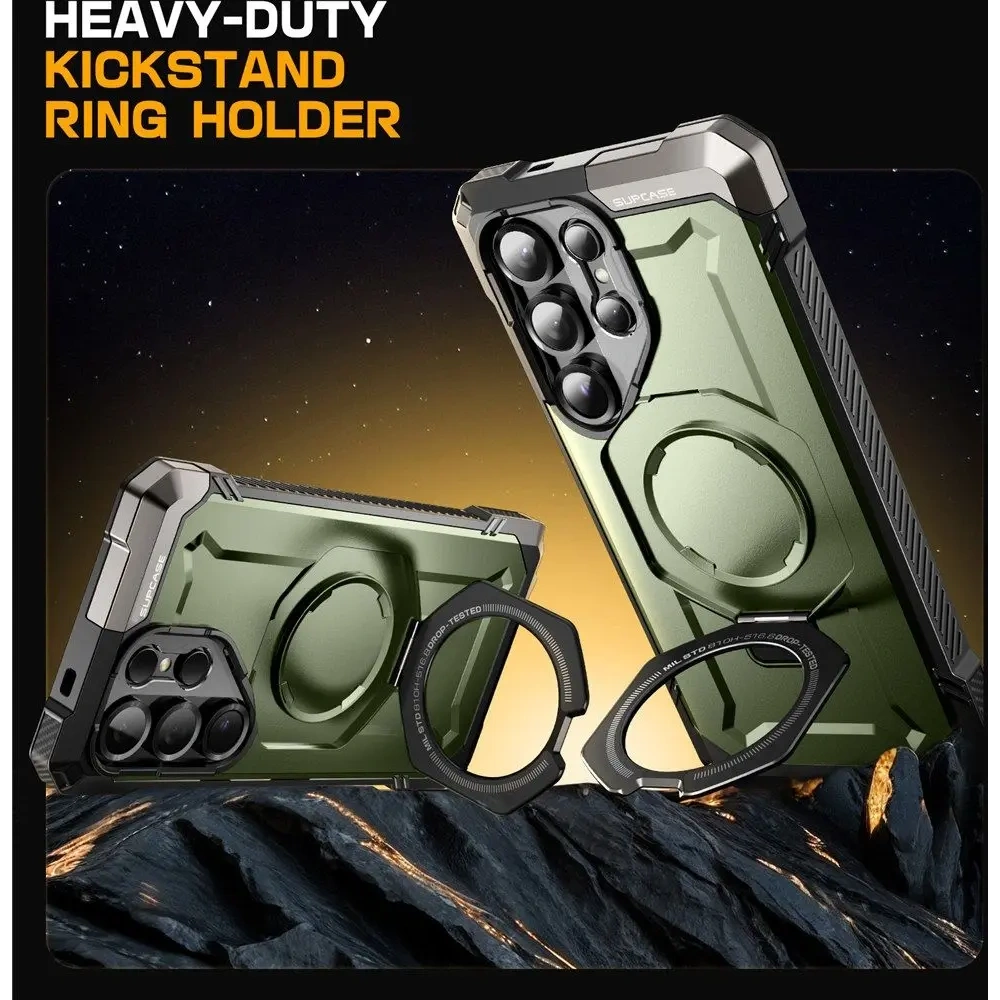 Etui Supcase Unicorn Beetle Grip Mag MagSafe Samsung Galaxy S25 Ultra Guldan