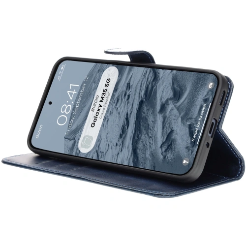 Buy Bizon Case Pocket Samsung Galaxy M35 5G navy blue - BIZ8177 - {ean13} - Home Screen Store Europe