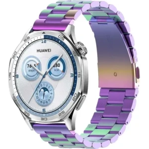 Kup Pasek ze stali nierdzewnej Bizon Strap Watch Aura do Smartwatcha 22 mm tęczowy - BIZ8178 - {ean13} - Sklep Home Screen