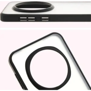 Kup Bizon Case Angelo Honor Magic7 Pro rauchig mit einem schwarzen Rahmen - BIZ8179 - {ean13} - Sklep Home Screen