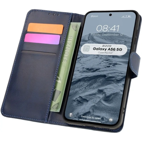 Kup Bizon Case Pocket Samsung Galaxy A56 5G sötétkék - BIZ8180 - {ean13} - Sklep Home Screen