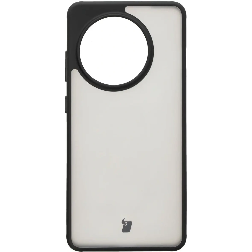 Etui Bizon Case Angelo do OnePlus 13R przydymione z czarną ramką