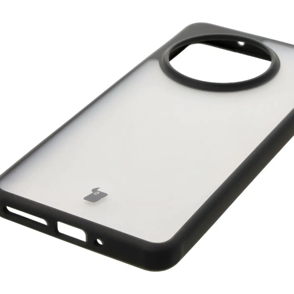 Etui Bizon Case Angelo do OnePlus 13R przydymione z czarną ramką