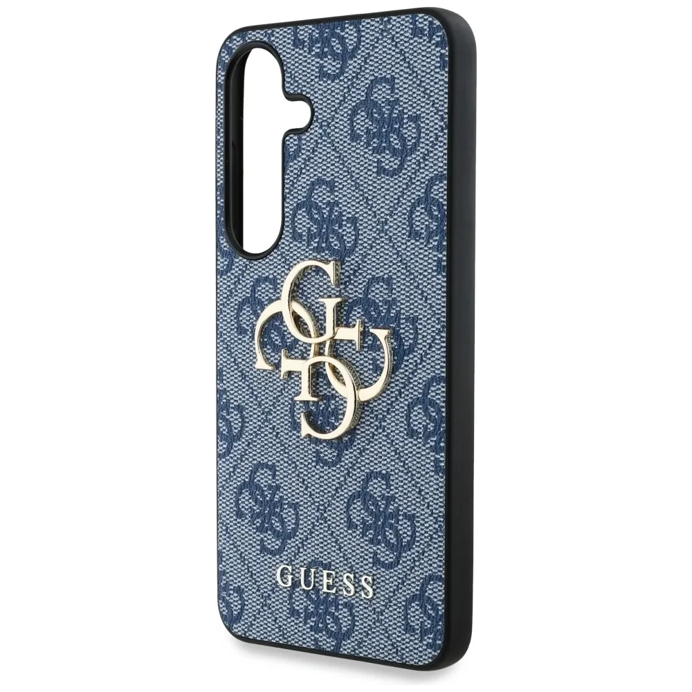 Etui Guess Big 4G Logo Classic Logo do Samsung Galaxy S25 niebieski