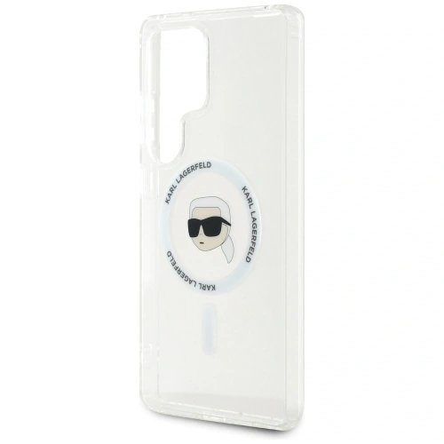 Kup Karl Lagerfeld Buton Karl Cap Tipărit Logo MagSafe Samsung Galaxy S25 Ultra alb - KLD21870 - {ean13} - Sklep Home Screen