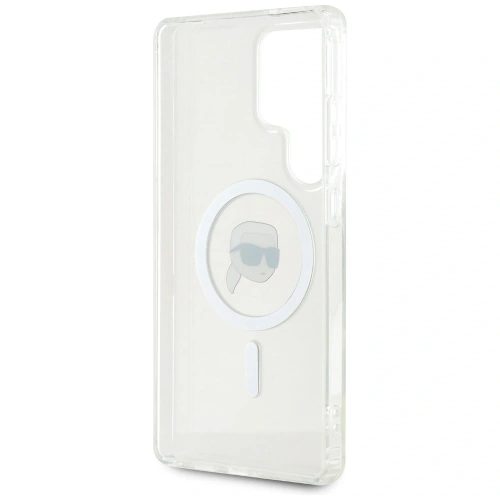 Kup Karl Lagerfeld Buton Karl Cap Tipărit Logo MagSafe Samsung Galaxy S25 Ultra alb - KLD21870 - {ean13} - Sklep Home Screen