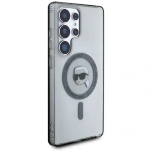 Kup Etui Karl Lagerfeld Button Karl Head Printed Logo MagSafe Samsung Galaxy S25 Ultra czarny - KLD21871 - {ean13} - Sklep Home Screen