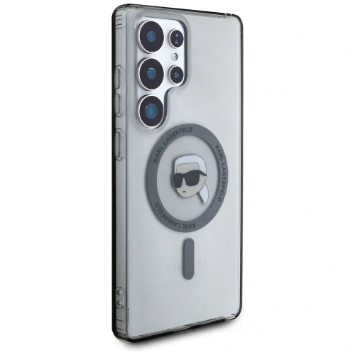 Kup Etui Karl Lagerfeld Button Karl Head Printed Logo MagSafe Samsung Galaxy S25 Ultra czarny - KLD21871 - {ean13} - Sklep Home Screen